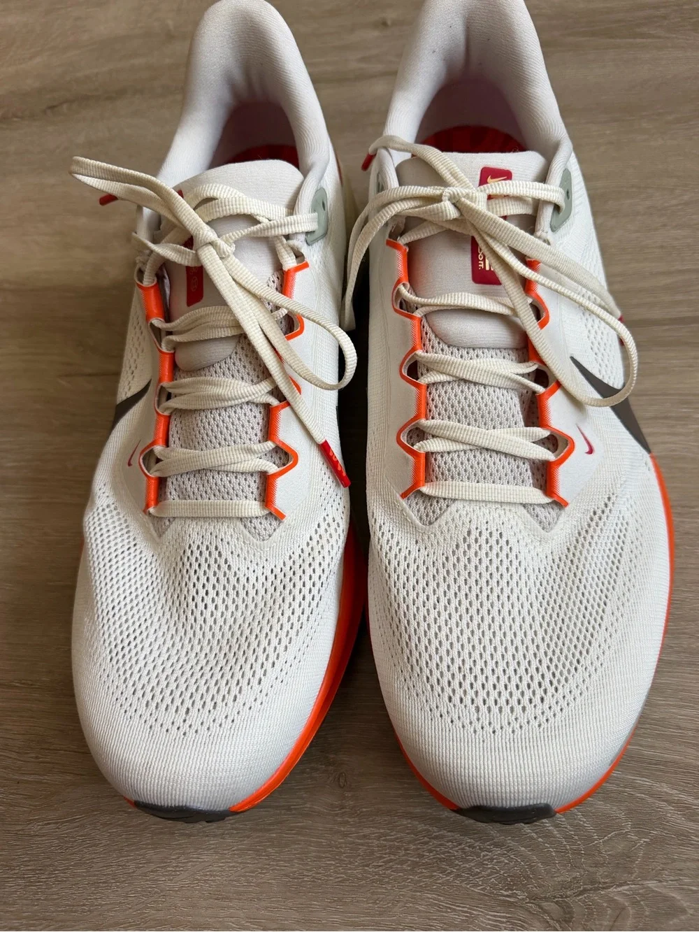 Nike Air Zoom Pegasus 41 Men SZ 13 Khaki Orange Color way